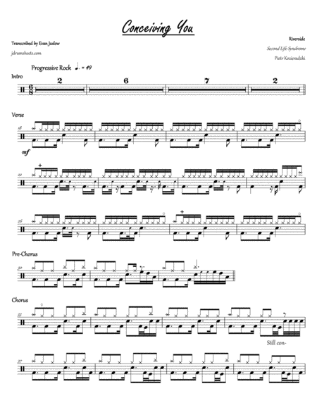 Riverside Conceiving You Sheet Music