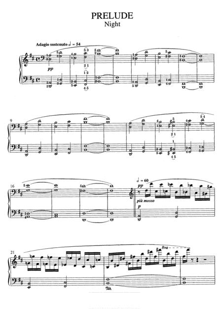 Free Sheet Music Robert Nathaniel Dett In The Bottoms I Prelude Night Complete Version
