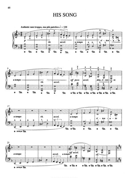 Robert Nathaniel Dett In The Bottoms Ii His Song Complete Version Sheet Music