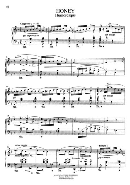 Free Sheet Music Robert Nathaniel Dett In The Bottoms Iii Humoresque Honey Complete Version