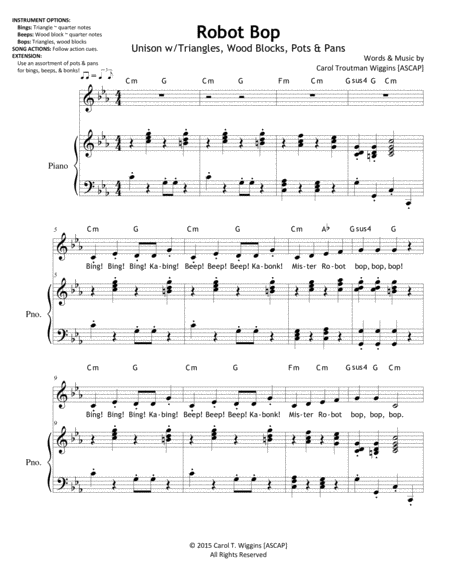 Robot Bop Sheet Music