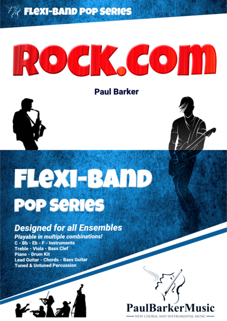 Free Sheet Music Rock Com Flexi Band Score And Parts