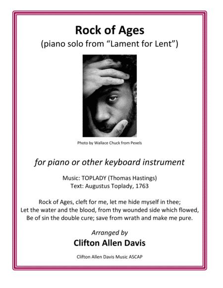 Rock Of Ages Hymn Arrangement For Intermediate Piano By Clifton Davis Davis Sheet Music
