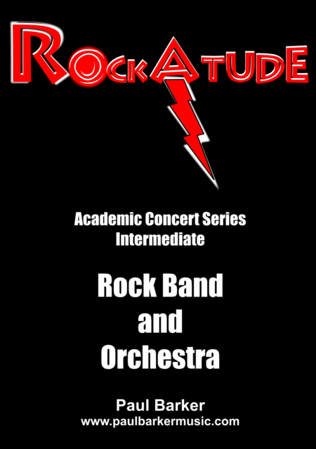 Free Sheet Music Rockatude Lead Guitar Orchestra Version Score And Parts