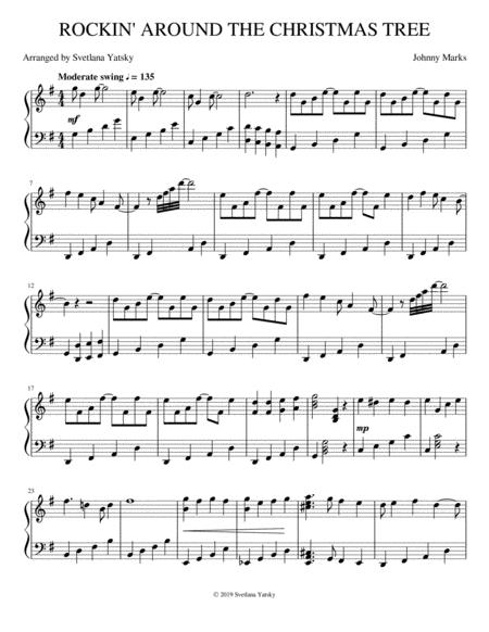 Rockin Around The Christmas Tree Piano Sheet Music