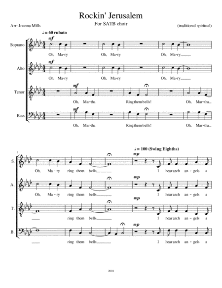 Rockin Jerusalem Sheet Music