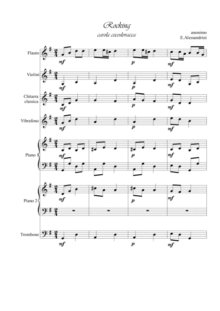 Rocking School Orchestra Sheet Music