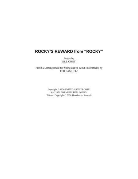 Free Sheet Music Rockys Reward From Rocky