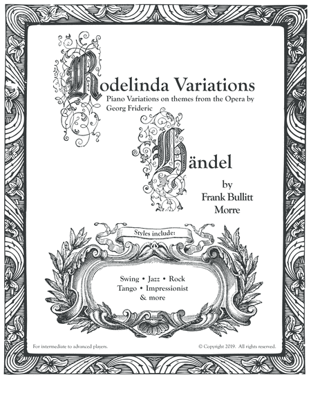 Free Sheet Music Rodelinda Variations Piano Variations On Themes From The Opera By Gf Handel