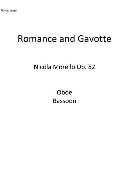 Free Sheet Music Romance And Gavotte