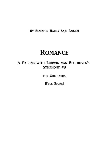 Romance Conductor Score Sheet Music