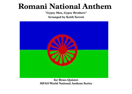 Romani National Anthem Gelem Gelem For Brass Quintet Sheet Music