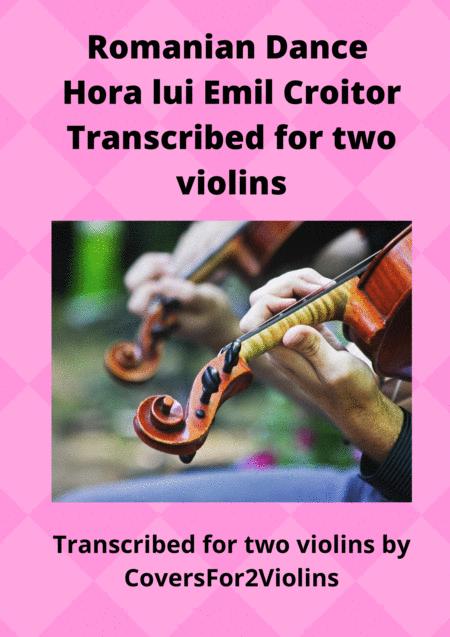 Free Sheet Music Romanian Dance Hora For Two Violins