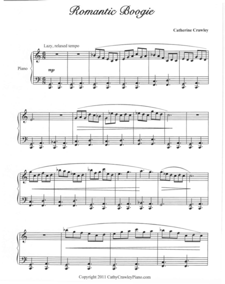 Romantic Boogie Sheet Music