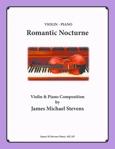 Romantic Nocturne Solo Violin And Piano Sheet Music