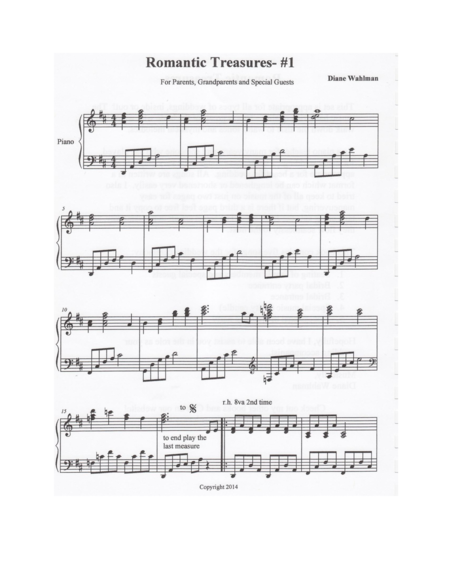 Romantic Treasures Sheet Music