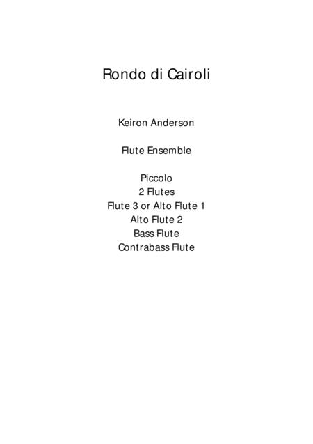 Free Sheet Music Rondo Di Cairoli