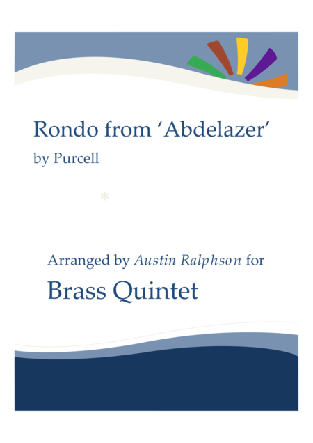 Rondo From The Abdelazer Suite Brass Quintet Sheet Music