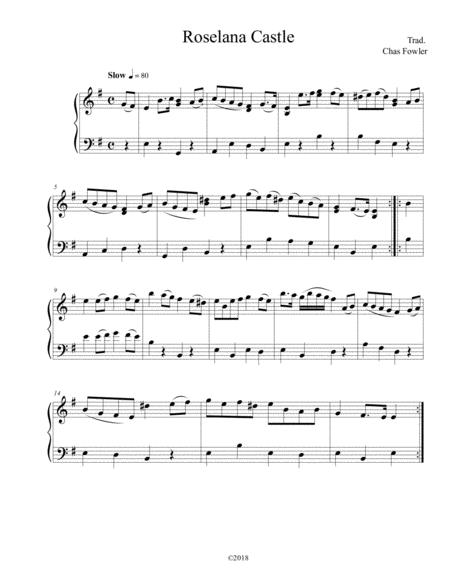 Roselana Castle Sheet Music