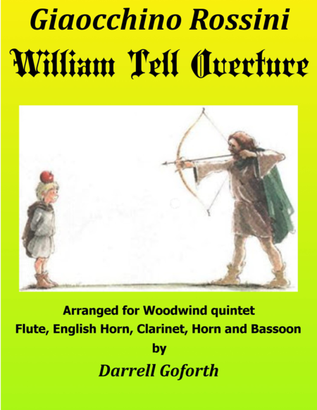 Rossini William Tell Overture In D For Woodwind Quintet Sheet Music