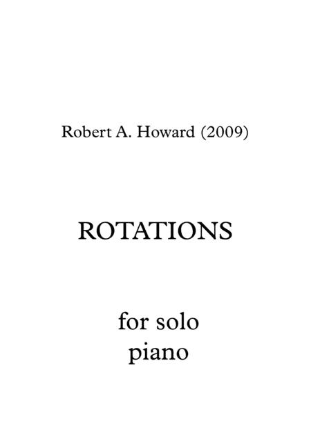 Rotations Sheet Music