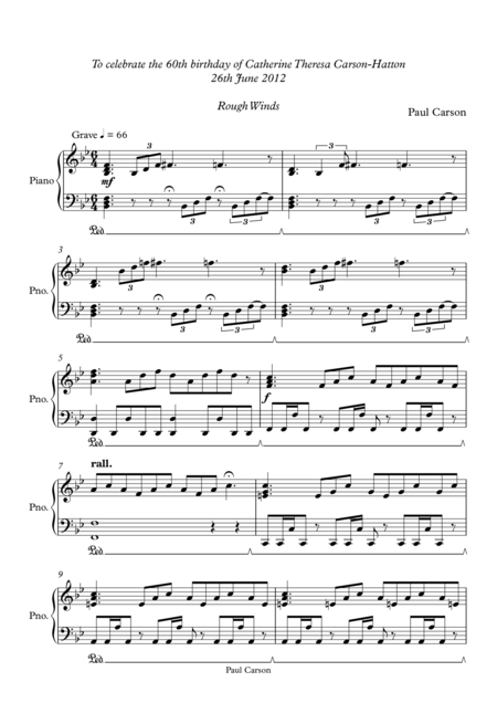 Rough Winds Sheet Music