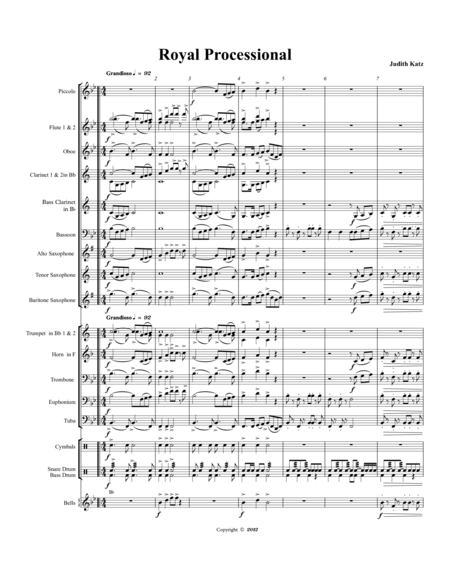 Free Sheet Music Royal Processional