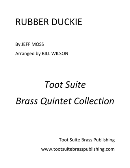 Rubber Duckie Sheet Music