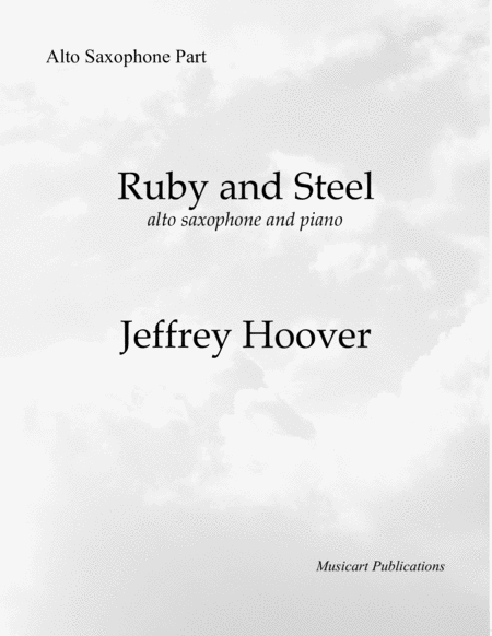 Free Sheet Music Ruby And Steel For Alto Saxophone And Piano