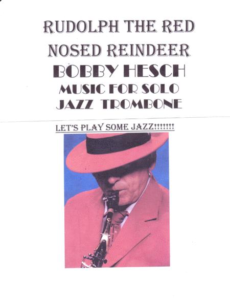 Free Sheet Music Rudolph The Red Nosed Reindeer For Solo Jazz Trombone