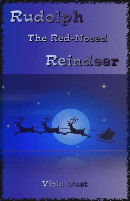 Rudolph The Red Nosed Reindeer For Viola Duet Sheet Music