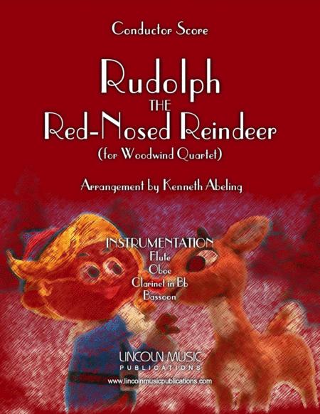 Rudolph The Red Nosed Reindeer For Woodwind Quartet Sheet Music