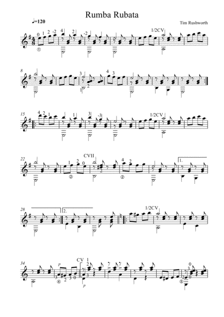 Rumba Rubata Sheet Music