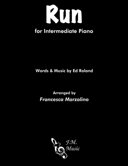 Free Sheet Music Run Intermediate Piano