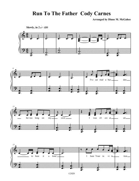 Run To The Father Sheet Music