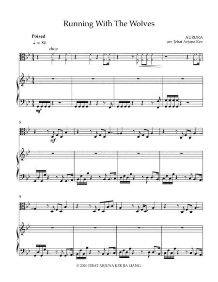 Running With The Wolves Sheet Music