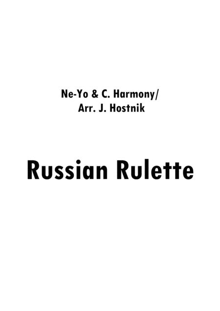 Russian Roulette Rihanna Accordion Orchestra Score Sheet Music