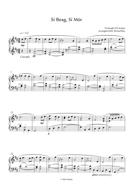 Free Sheet Music S Beags Mr