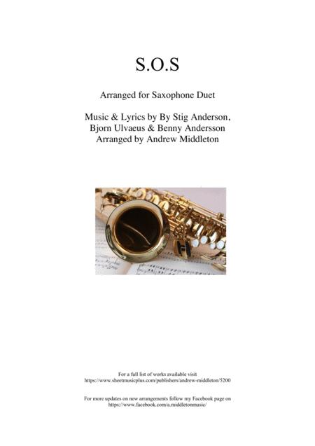 Free Sheet Music S Os Arranged For Saxophone Duet