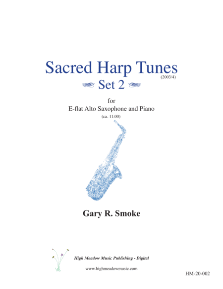 Free Sheet Music Sacred Harp Tunes Set 2