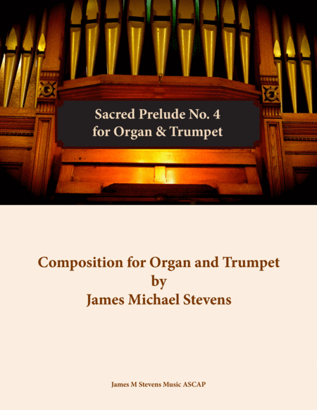 Sacred Prelude No 4 For Organ And Trumpet Sheet Music