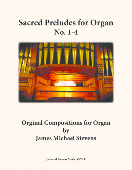 Sacred Preludes For Organ No 1 4 Sheet Music