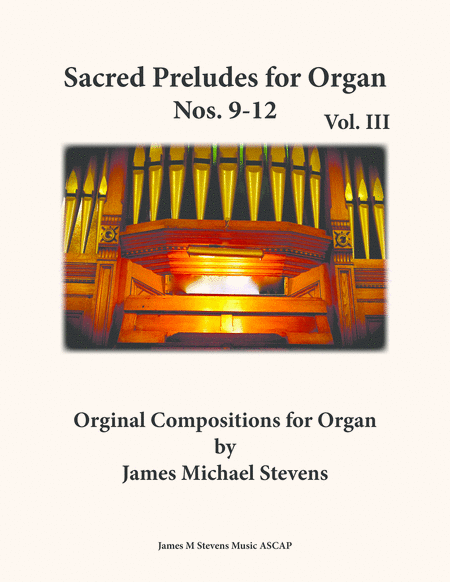 Sacred Preludes For Organ Nos 9 12 Vol Iii Sheet Music