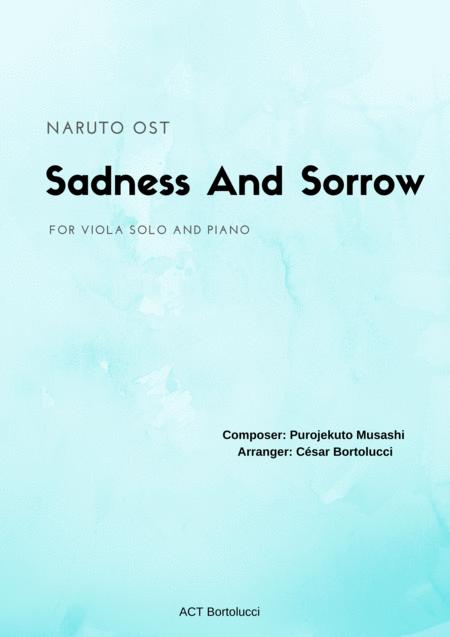 Sadness And Sorrow Naruto For Viola Solo And Piano Sheet Music