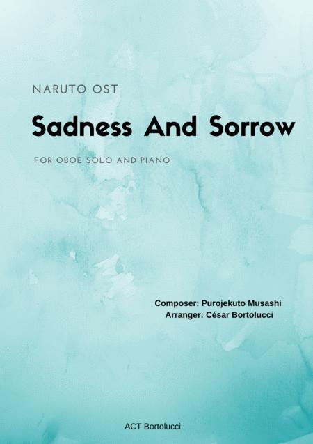 Sadness And Sorrow Naruto Oboe And Piano Sheet Music