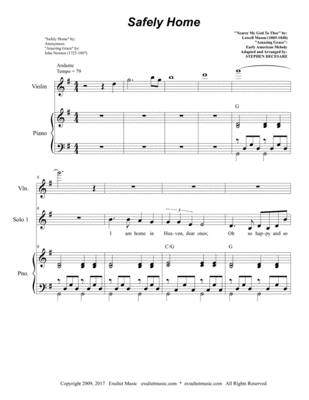 Safely Home Sheet Music