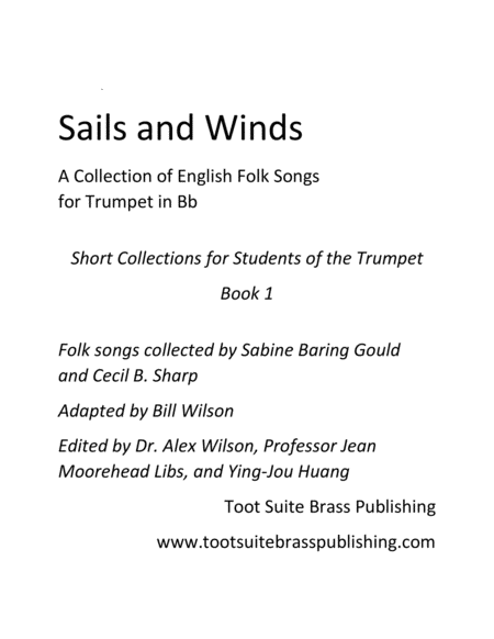 Sails And Winds Sheet Music