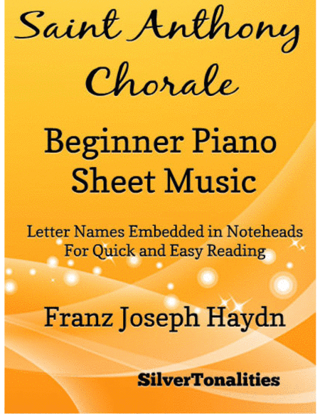 Saint Anthony Chorale Beginner Piano Sheet Music Sheet Music