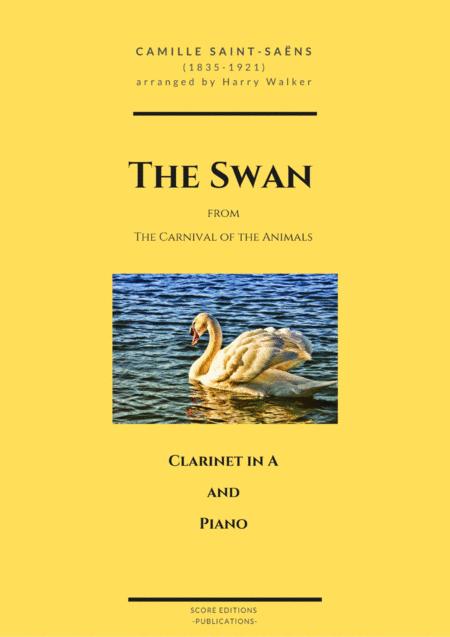 Saint Sans The Swan For Clarinet In A And Piano Sheet Music