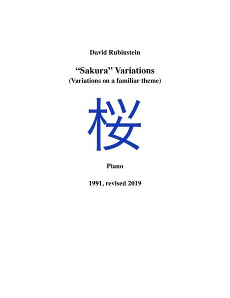 Sakura Variations Sheet Music